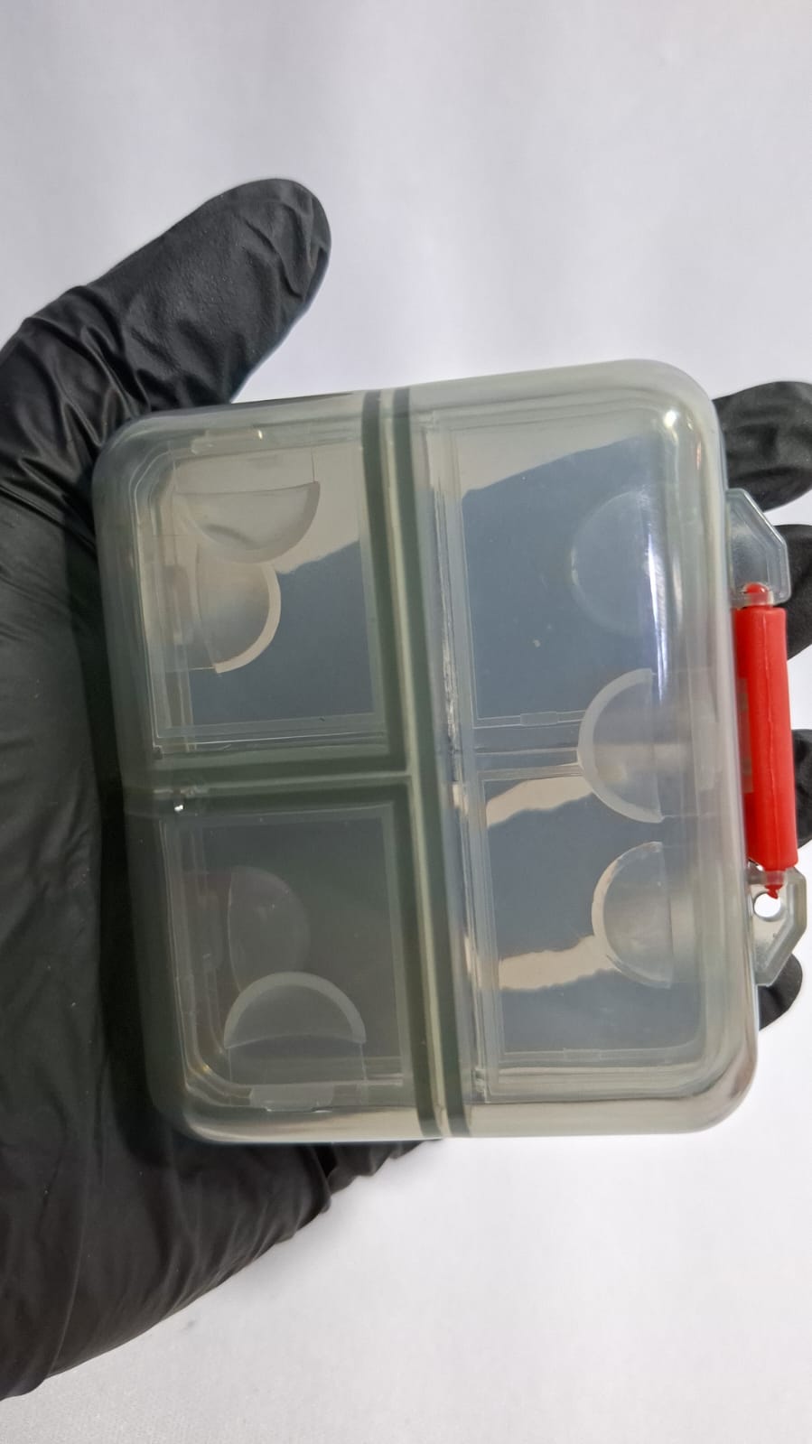 PORTA COMPRIMIDO DE PLASTICO FUMÊ AMIGOLD INVILA - Tudo para unhas em gel