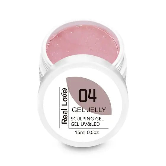 SCULPING GEL JELLY 04 - 15ml - REAL LOVE INVILA - Tudo para unhas em gel