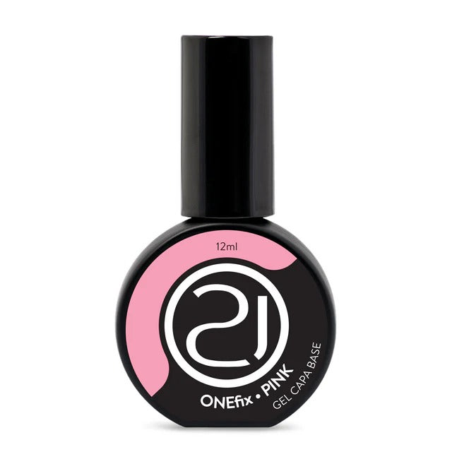 CAPA BASE NAILS 21 ONE FIX PINK- 12ML INVILA - Tudo para unhas em gel