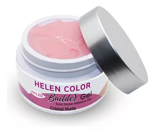 GEL HELEN COLOR CRISTAL NUDE- 15g INVILA - Tudo para unhas em gel