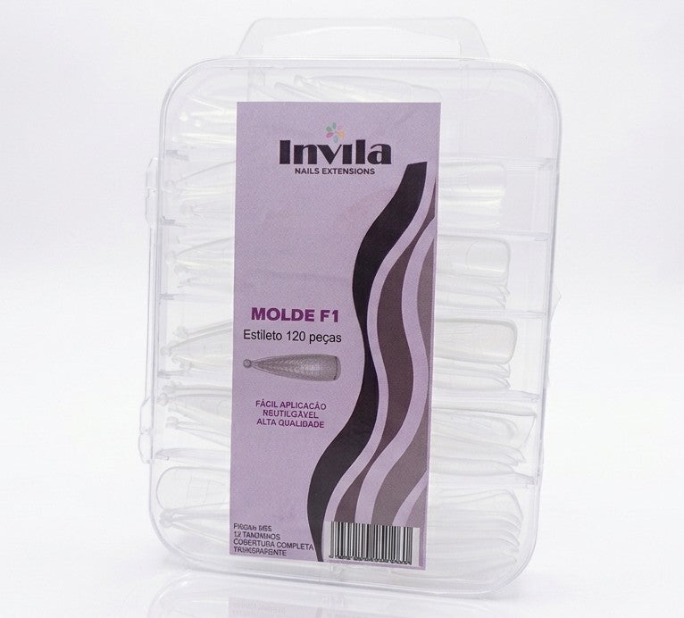MOLDE F1 ESTILETO INVILA- 120 PÇS