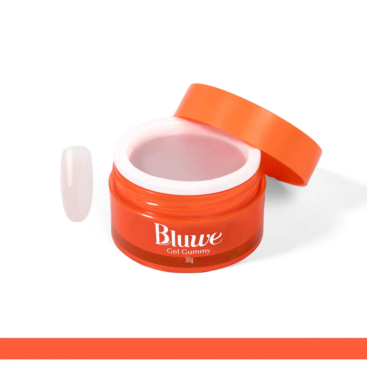 GEL GUMMY BLUWE CREAM BEGE- 30g INVILA - Tudo para unhas em gel