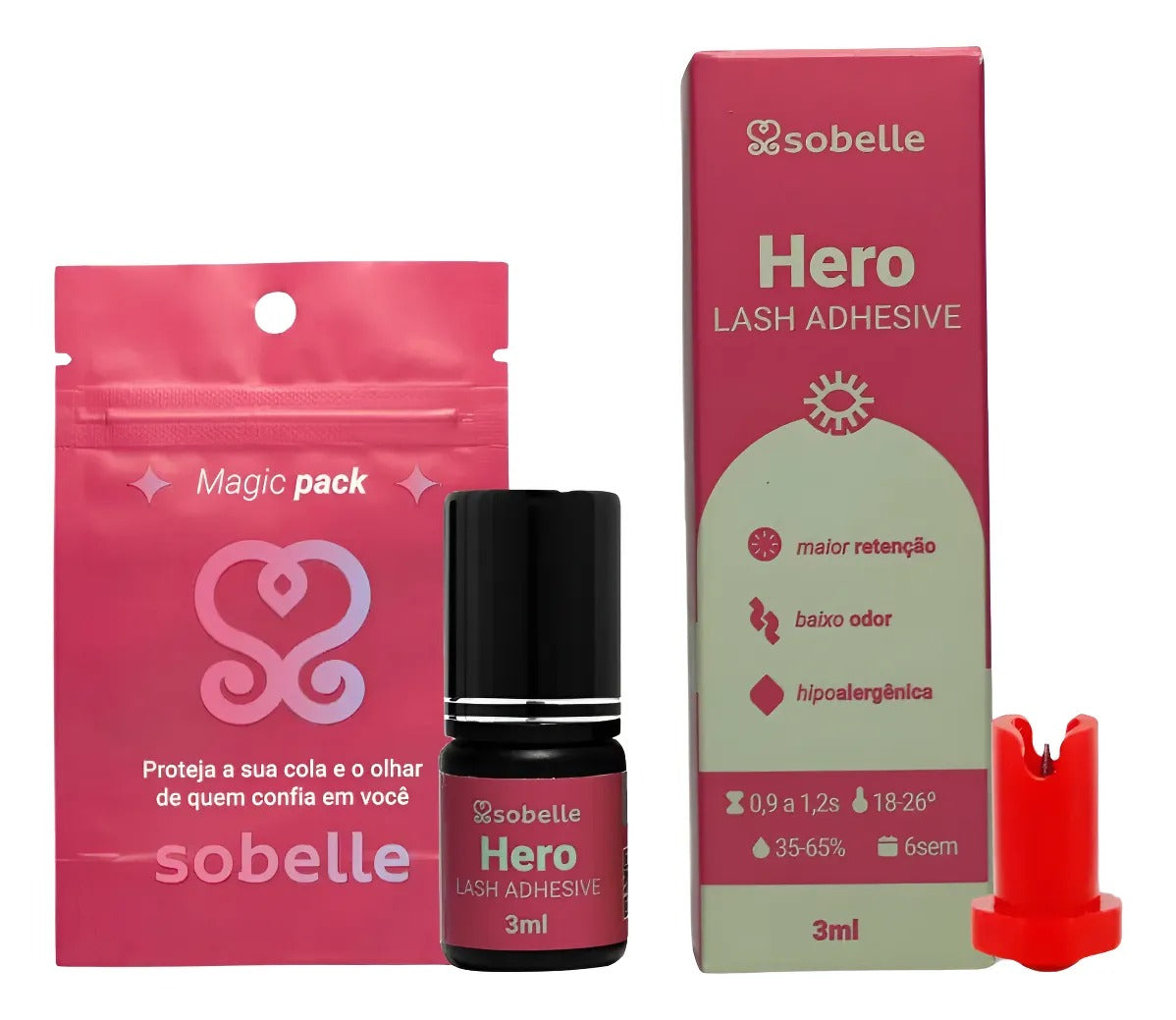 COLA HERO SOBELLE- MACY 3g INVILA - Tudo para unhas em gel