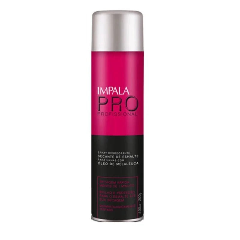 SECANTE DE ESMALTE IMPALA PROFISSIONAL 400ML INVILA - Tudo para unhas em gel