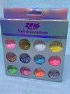 KIT GLITTER COLORIDO INVILA - Tudo para unhas em gel