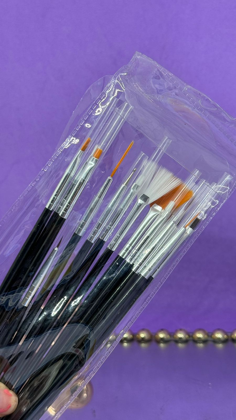 KIT PÍNCEIS INVILA - Tudo para unhas em gel