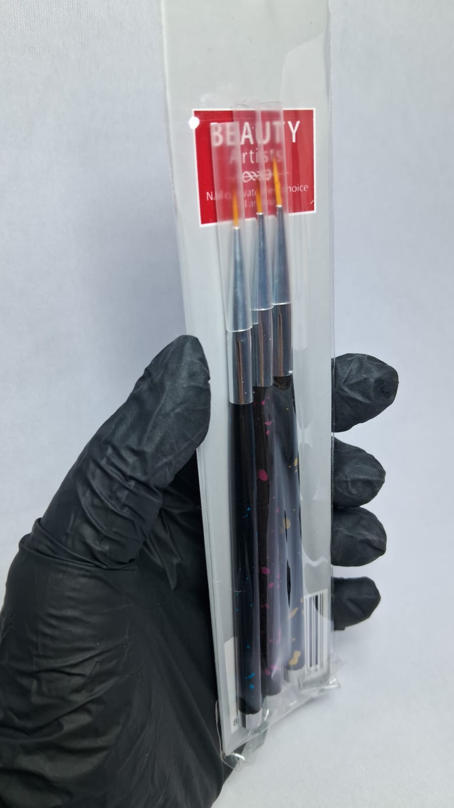KIT PINCEL 3 UN INVILA - Tudo para unhas em gel