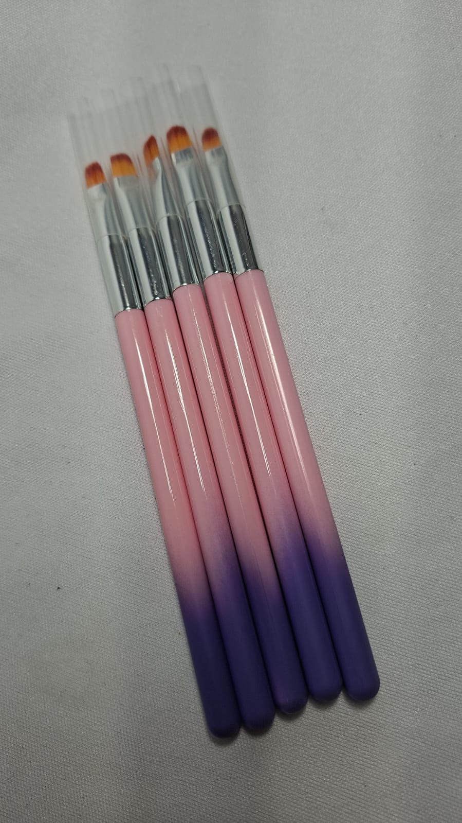 KIT PINCEL 5UND INVILA - Tudo para unhas em gel