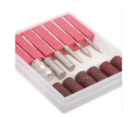 Kit Broca 6und INVILA - Tudo para unhas em gel
