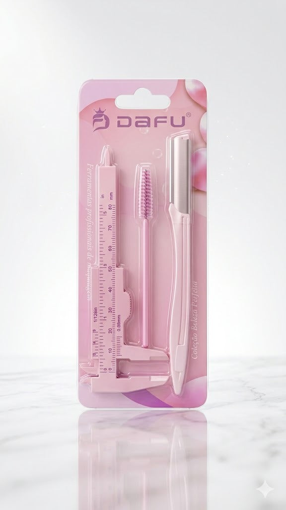 KIT SOBRANCELHA DAFU 3UND