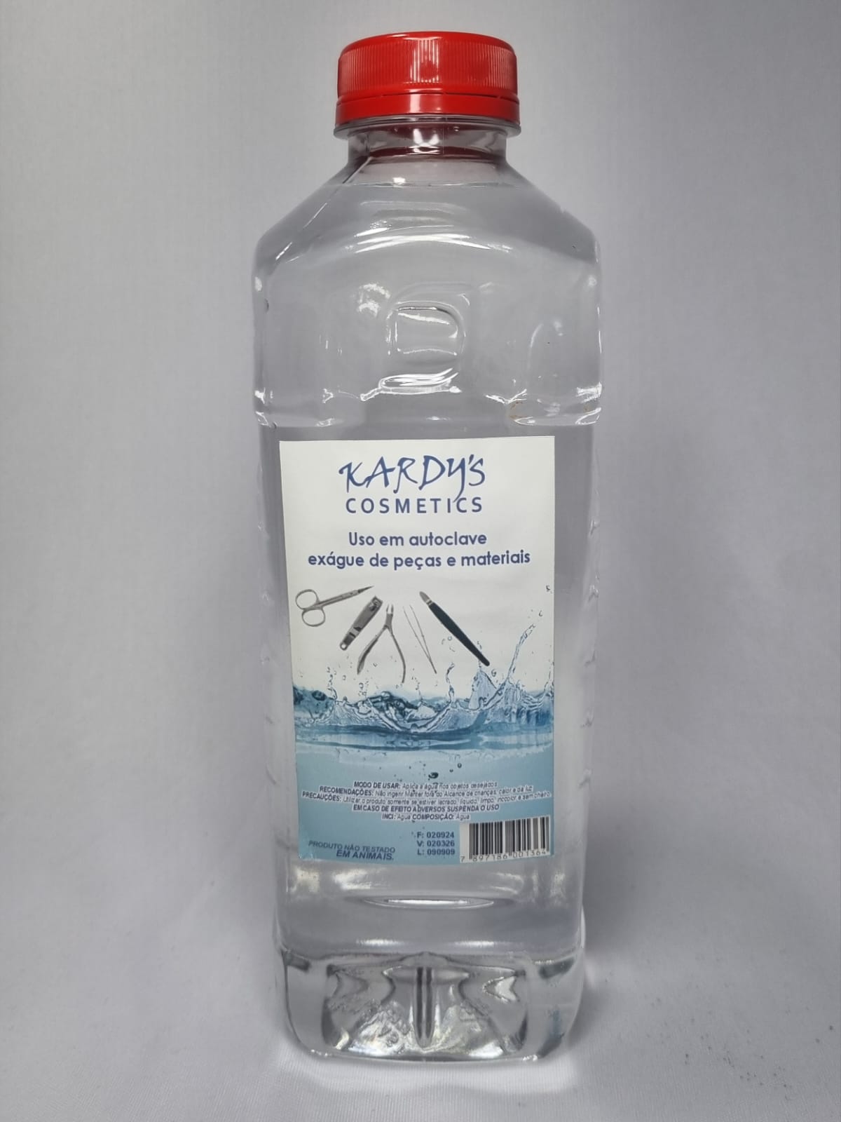 ÁGUA DESTILADA KARDY'S- 1L INVILA - Tudo para unhas em gel