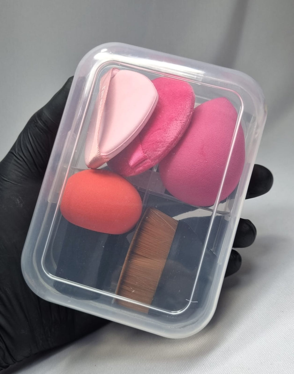 KIT ESPONJA MAQUIAGEM INVILA - Tudo para unhas em gel