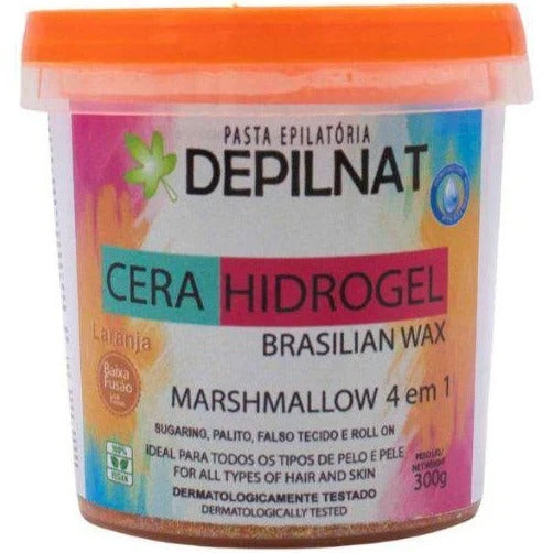 CERA HIDROGEL DE LARANJA DEPILNAT - 300G INVILA - Tudo para unhas em gel