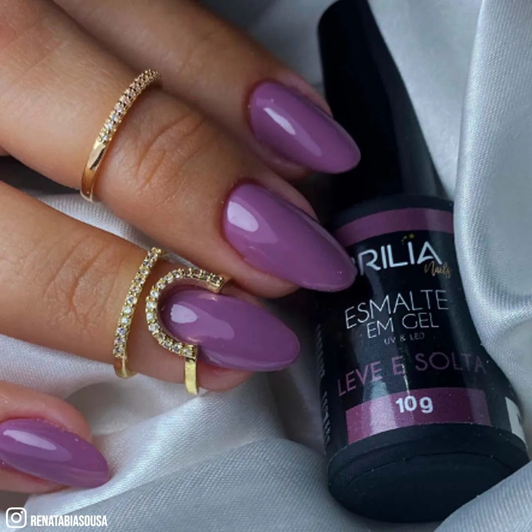 ESMALTE BRILIA LEVE E SOLTA 10G INVILA - Tudo para unhas em gel