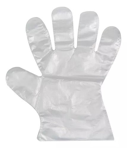 LUVA PLÁSTICA DESCARTÁVEL 100 UND INVILA - Tudo para unhas em gel