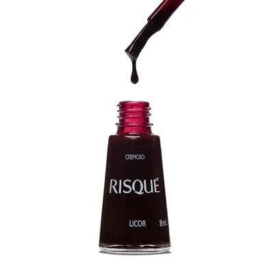 ESMALTE RISQUÉ LICOR- 8ml INVILA - Tudo para unhas em gel