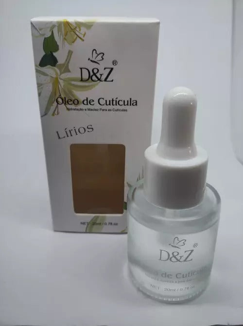 ÓLEO DE CUTÍCULA LÍRIOS D&Z- 20 Ml INVILA - Tudo para unhas em gel