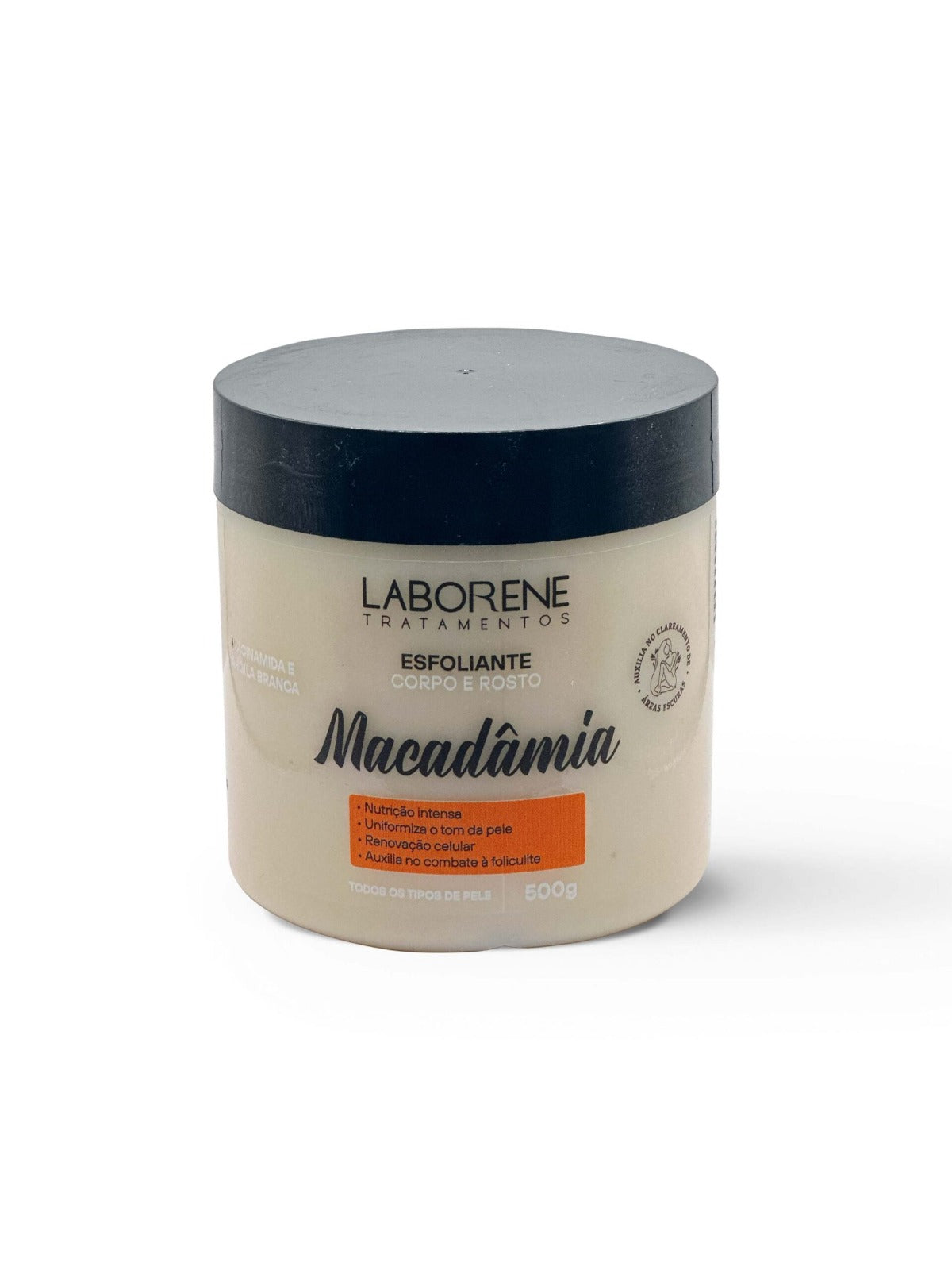 ESFOLIANTE MACADAMIA 500g LABORENE INVILA - Tudo para unhas em gel