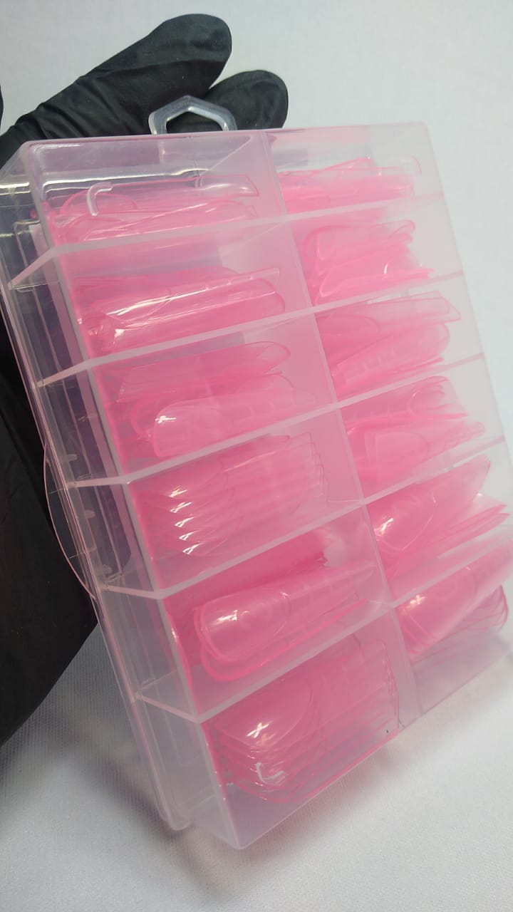 MOLDE F1 FRANCESA REVERSA MANDORLA INVILA 120PCS INVILA - Tudo para unhas em gel