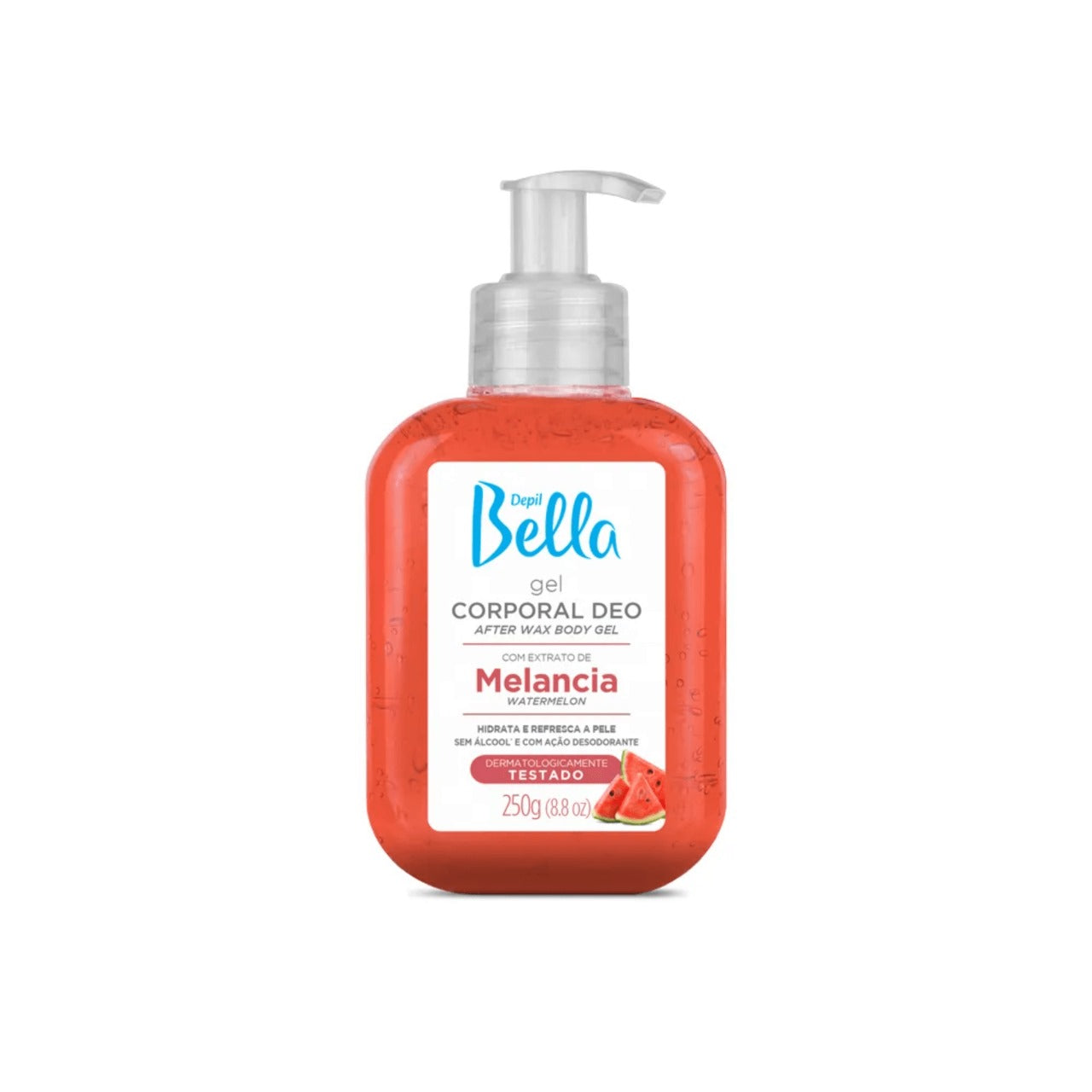 GEL CORPORAL DEPIL BELLA MELANCIA- 250G INVILA - Tudo para unhas em gel