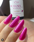 ESMALTE VOLIA FUCSIA METALIZADO 9G INVILA - Tudo para unhas em gel