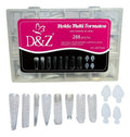 MOLDE MULTI FORMATO D&Z 288PCS INVILA - Tudo para unhas em gel
