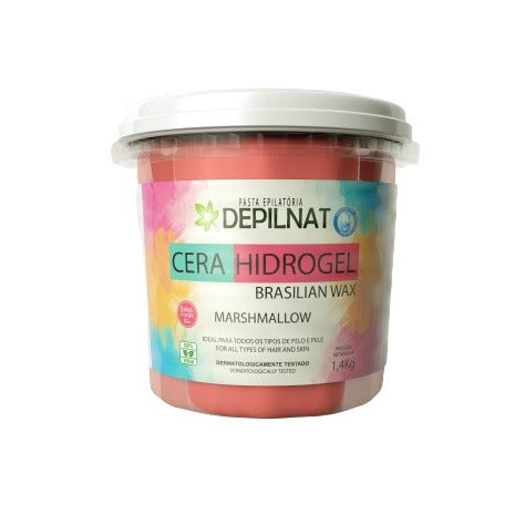 CERA DEPILNAT HIDROGEL MORANGO 1,4KG INVILA - Tudo para unhas em gel