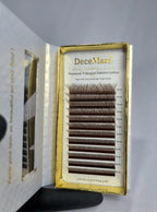 CÍLIOS DECE MARS Y MARROM 0.07M MIX 8-15MM INVILA - Tudo para unhas em gel