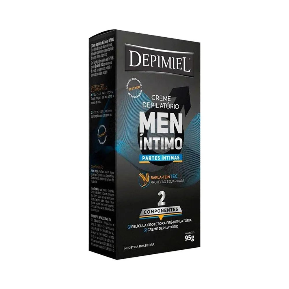 CREME DEPILATÓRIO MEN ÍNTIMO- 95g INVILA - Tudo para unhas em gel