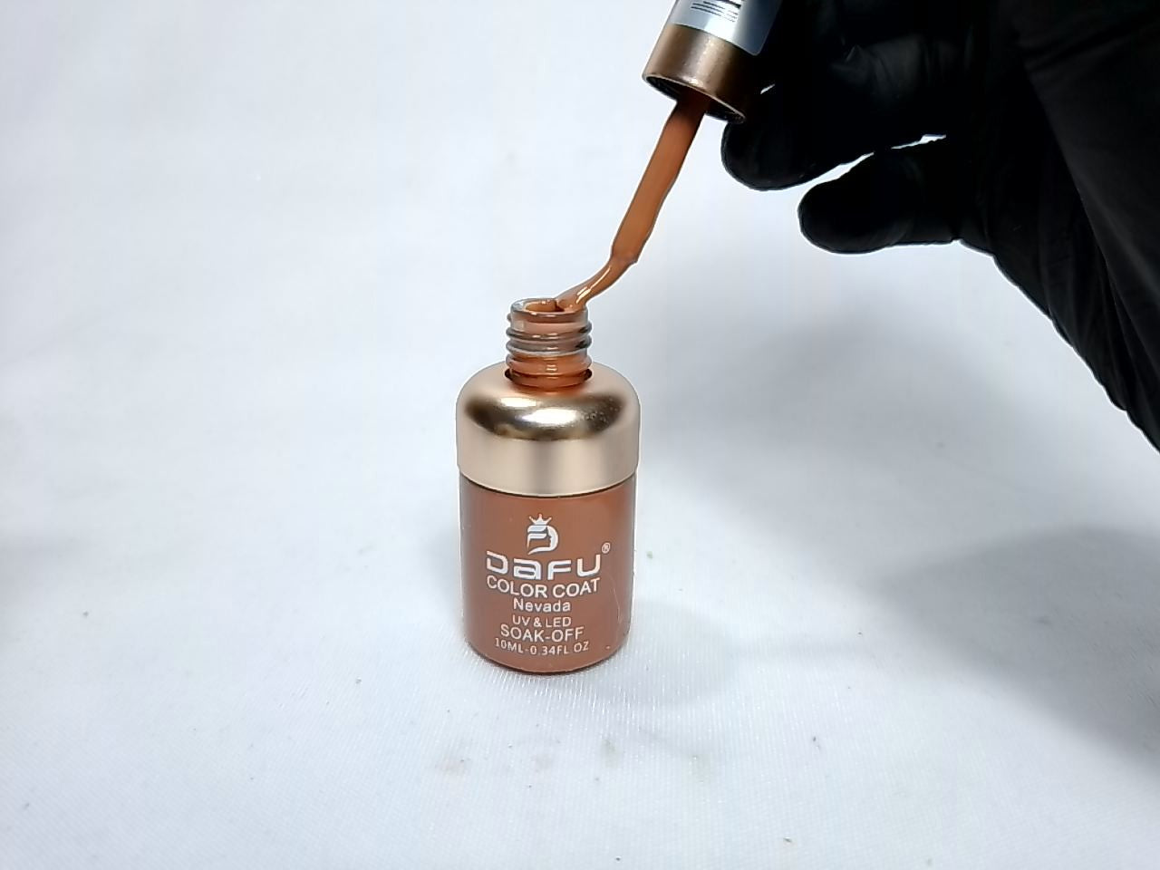 ESMALTE DAFU NEVADA COLOR COAT TAMPA BRONZE 02 10ML INVILA - Tudo para unhas em gel