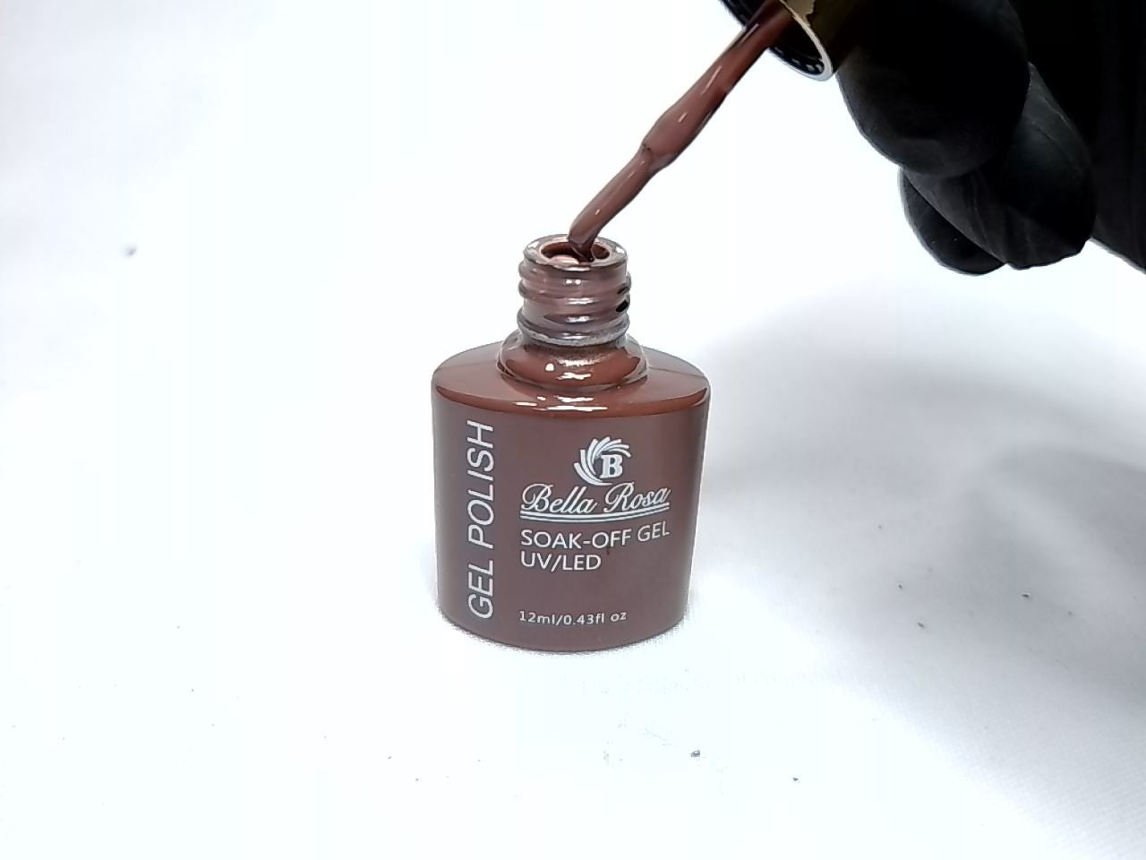 ESMALTE EM GEL BELLA ROSA TAMPA DOURADA 27 12ML INVILA - Tudo para unhas em gel