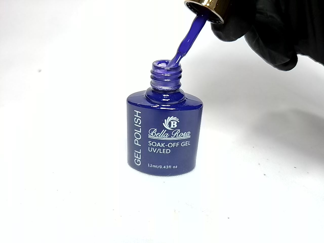 ESMALTE EM GEL BELLA ROSA TAMPA DOURADA 33 12ML INVILA - Tudo para unhas em gel