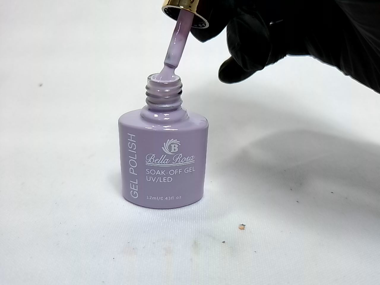 ESMALTE EM GEL BELLA ROSA TAMPA DOURADA 35 12ML INVILA - Tudo para unhas em gel