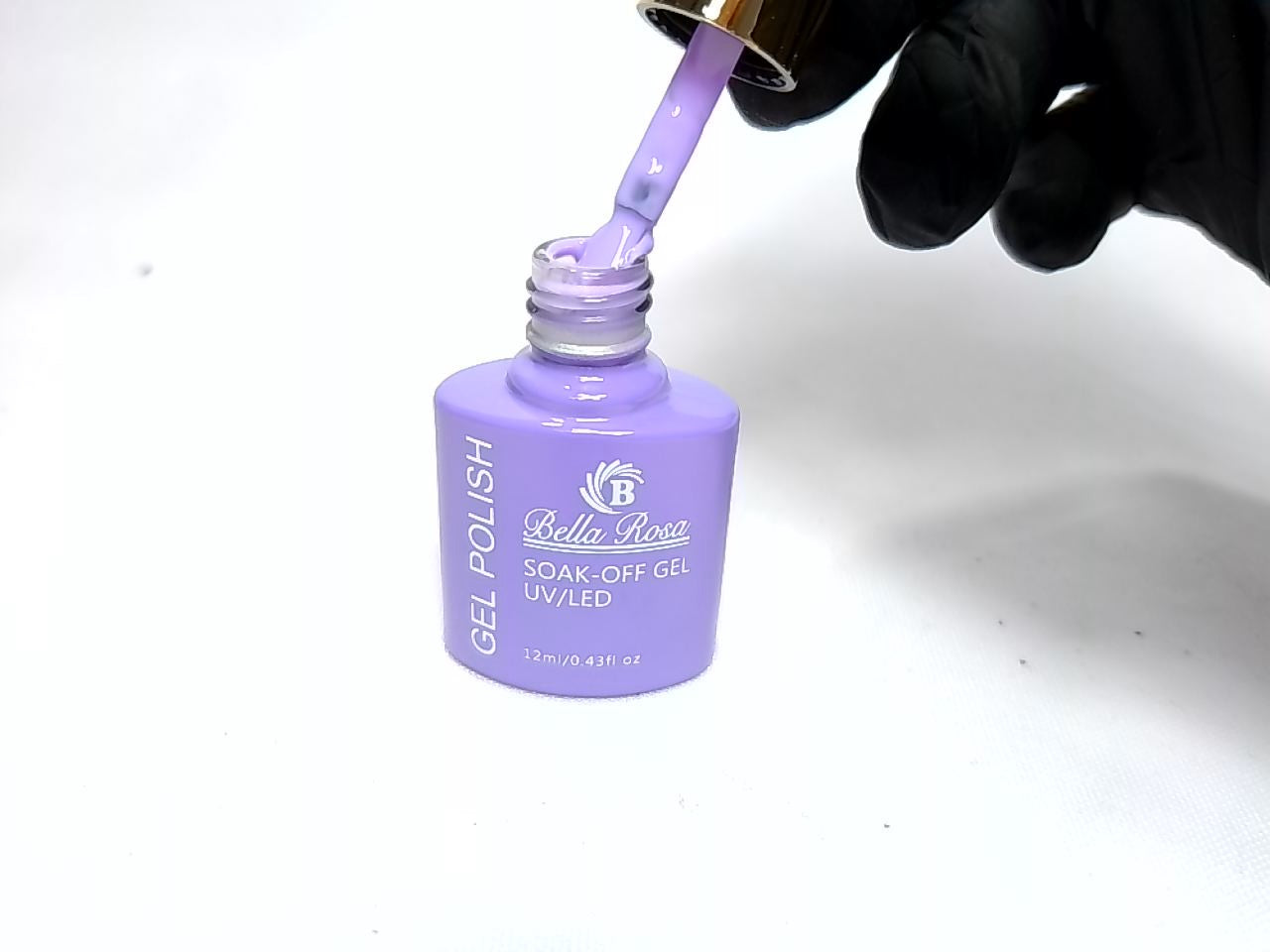 ESMALTE EM GEL BELLA ROSA TAMPA DOURADA 36 INVILA - Tudo para unhas em gel