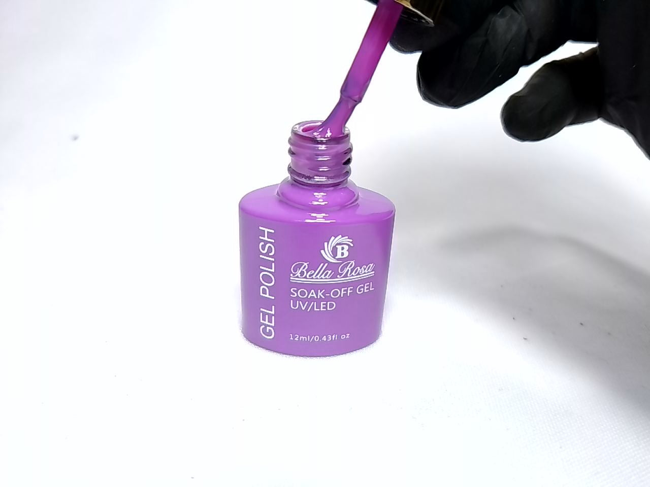 ESMALTE EM GEL BELLA ROSA TAMPA DOURADA 38 INVILA - Tudo para unhas em gel