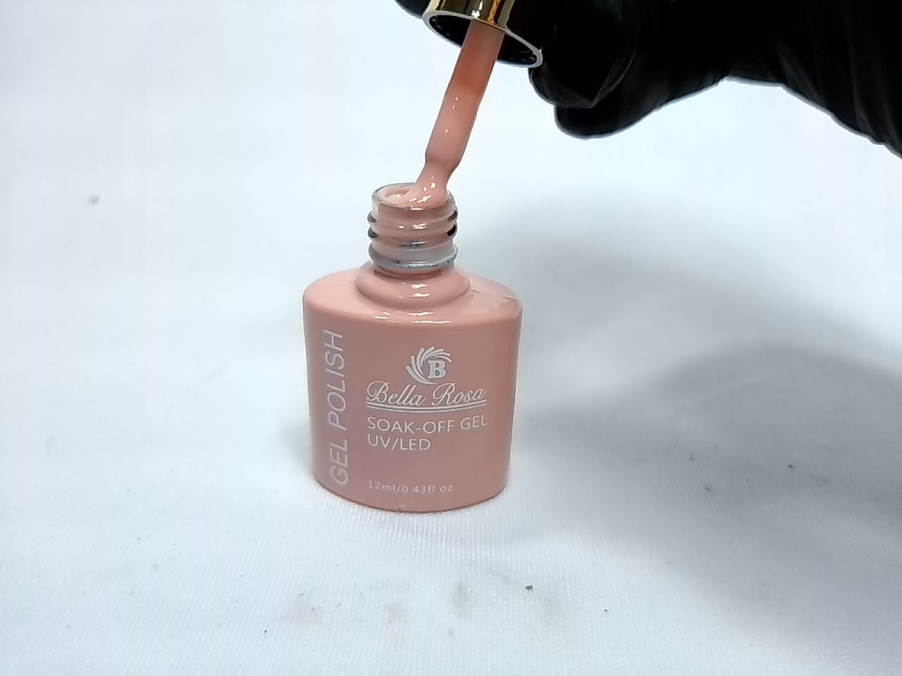 ESMALTE EM GEL BELLA ROSA TAMPA DOURADA 46 INVILA - Tudo para unhas em gel