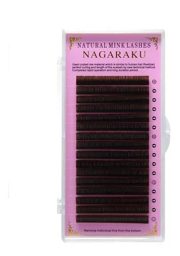 CÍLIOS NAGARAKU MARROM 0.07D INVILA - Tudo para unhas em gel