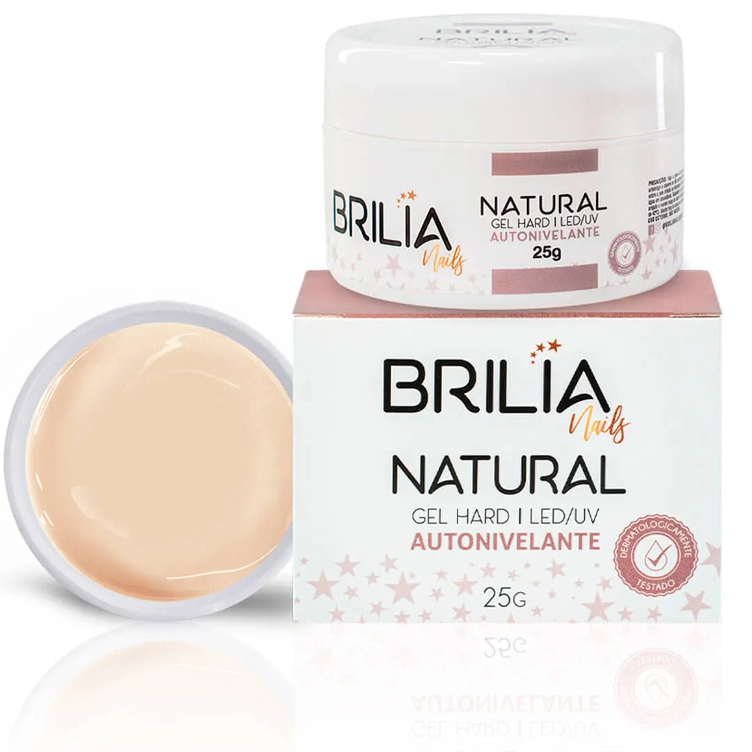 GEL NATURAL BRILIA NAIL 25G INVILA - Tudo para unhas em gel