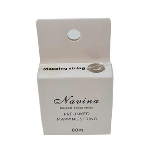 LINHA DE MARCAÇÃO DE SOBRANCELHAS BRANCA NAVINA- 60m INVILA - Tudo para unhas em gel