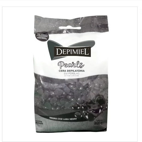 CERA EM PEROLAS NEGRA 200G - DEPIMIEL INVILA - Tudo para unhas em gel