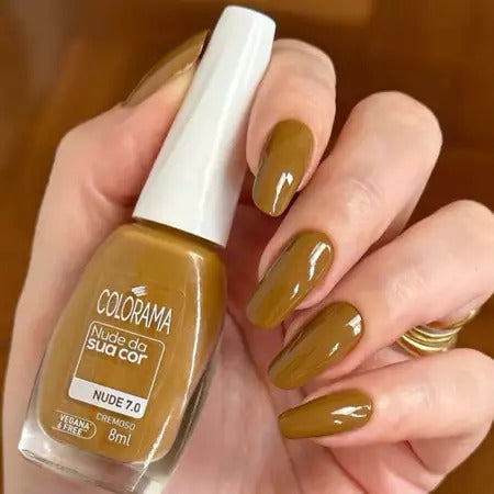 ESMALTE COLORAMA NUDE 7.0 INVILA - Tudo para unhas em gel