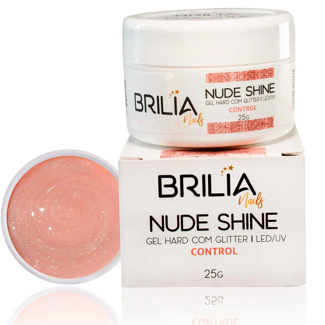 GEL NUDE SHINE BRILIA NAIL 25G INVILA - Tudo para unhas em gel