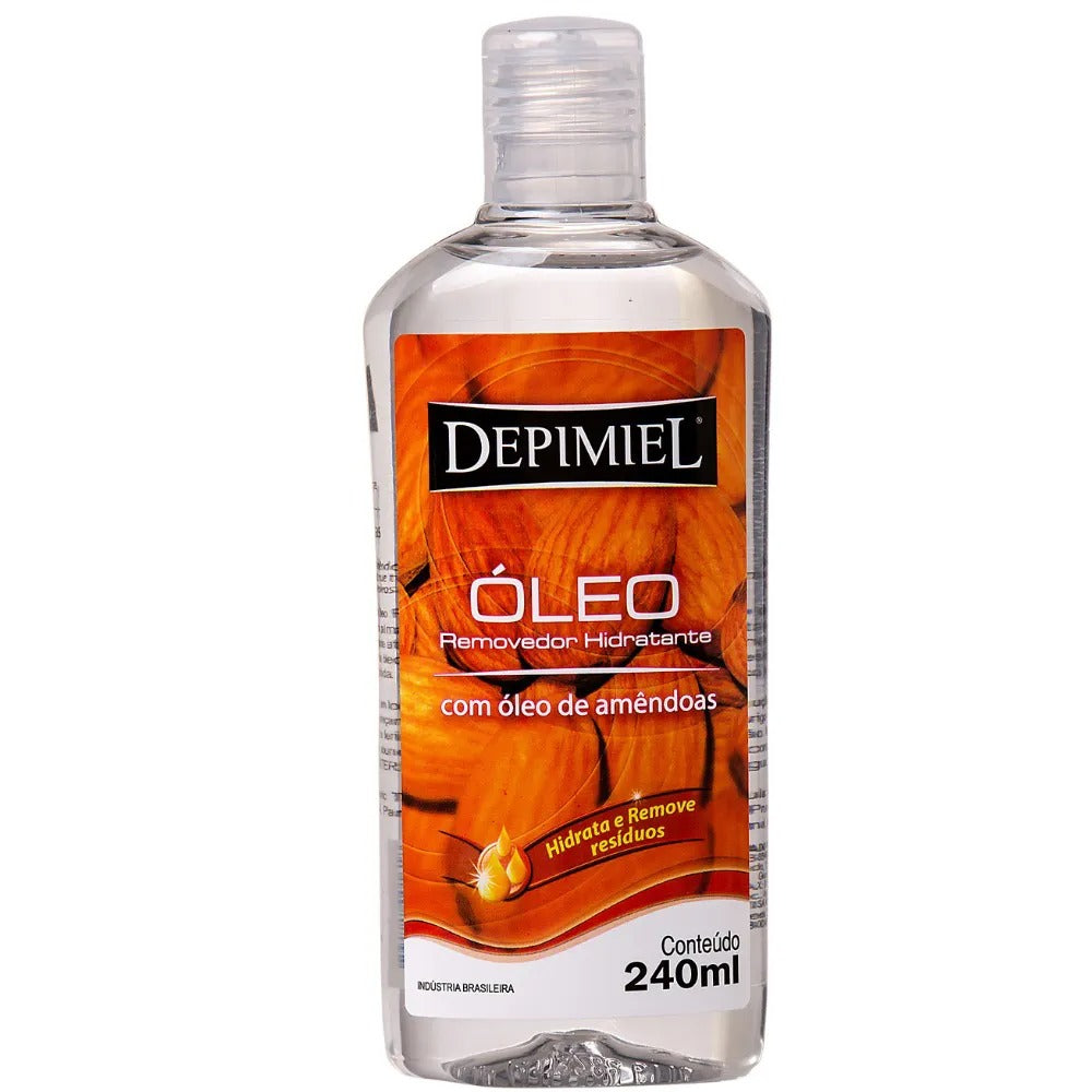 OLEO REMOVEDOR HIDRATANTE DEPIMIEL 240ML INVILA - Tudo para unhas em gel