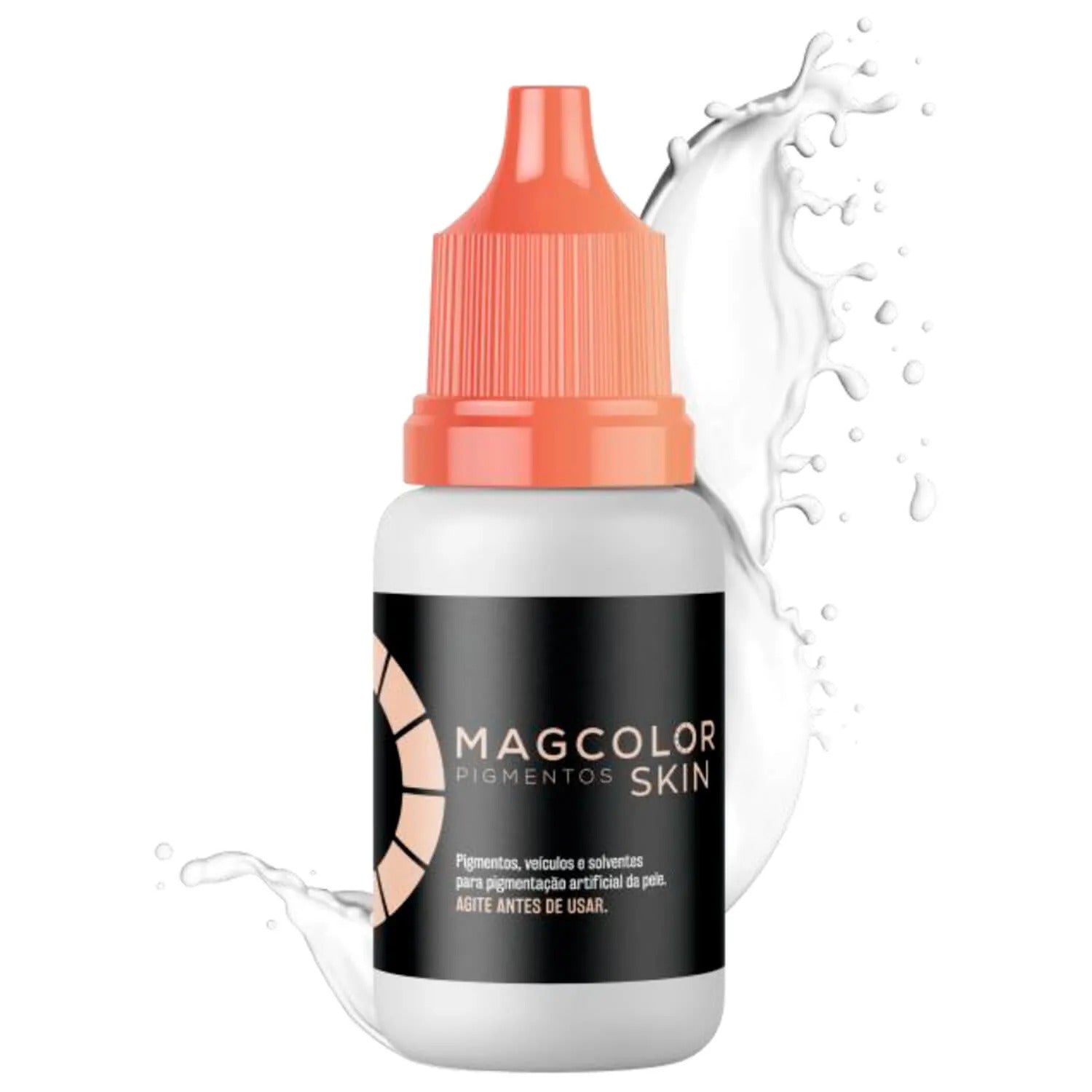 PIGMENTO MAG COLOR SKIN BRANCO 5ML INVILA - Tudo para unhas em gel