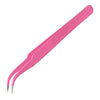PINÇA PARA CÍLIOS D&Z ROSA- DZ-04 INVILA - Tudo para unhas em gel