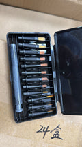 KIT PINCEL PONTA REMOVIVEL- 12UN INVILA - Tudo para unhas em gel