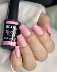 ESMALTE BRILIA PINK BALLET 10g INVILA - Tudo para unhas em gel