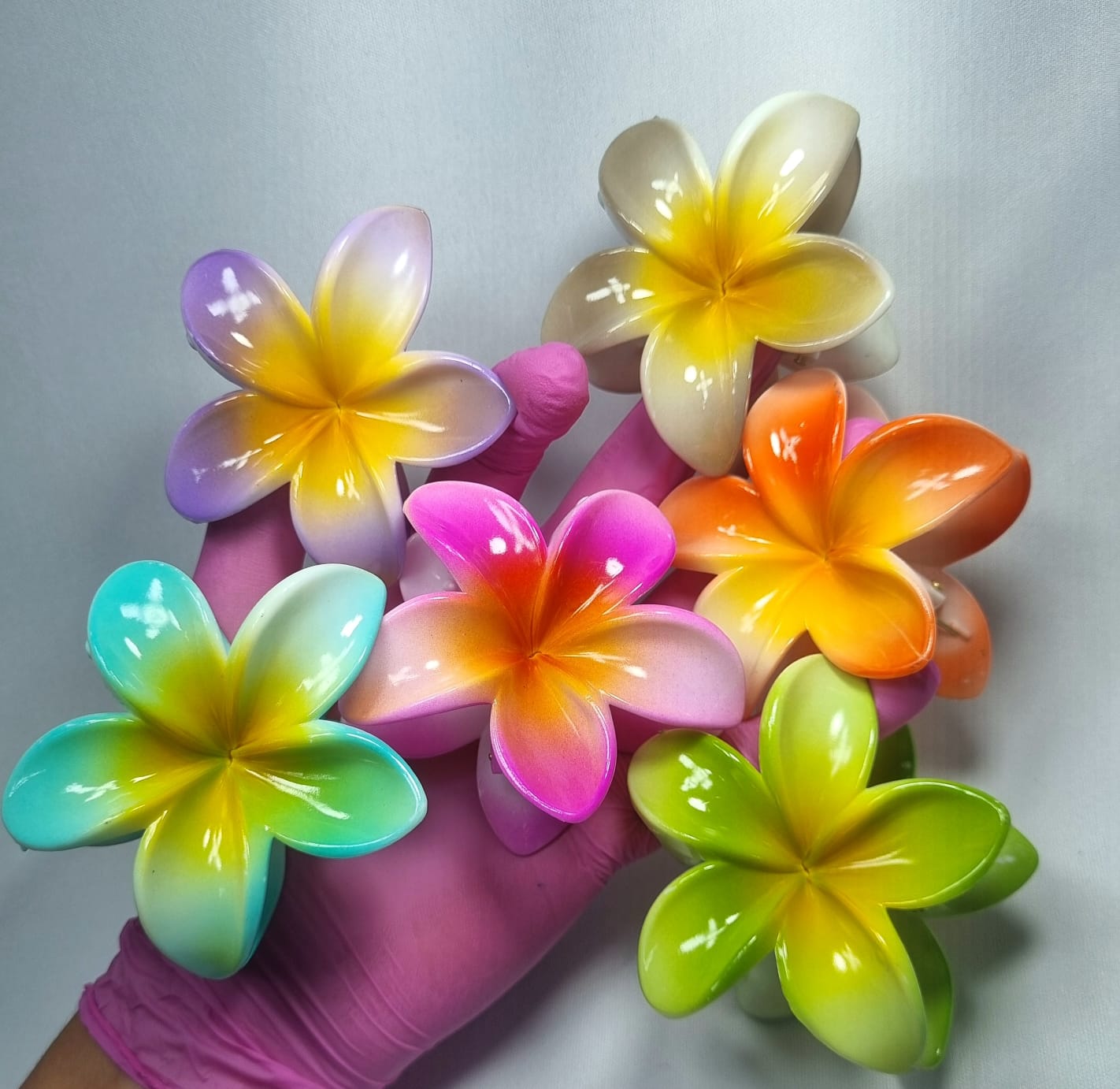 PRESILHA DE CABELO FLOR UNIDADE - CORES VARIADAS INVILA - Tudo para unhas em gel