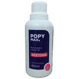 ACETONA 80ML - POPYMAX INVILA - Tudo para unhas em gel