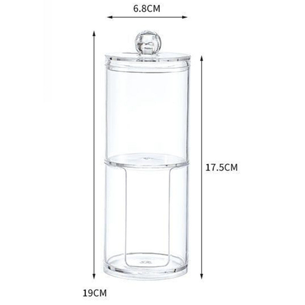 PORTA ALGODÃO TRANSPARENTE INVILA - Tudo para unhas em gel